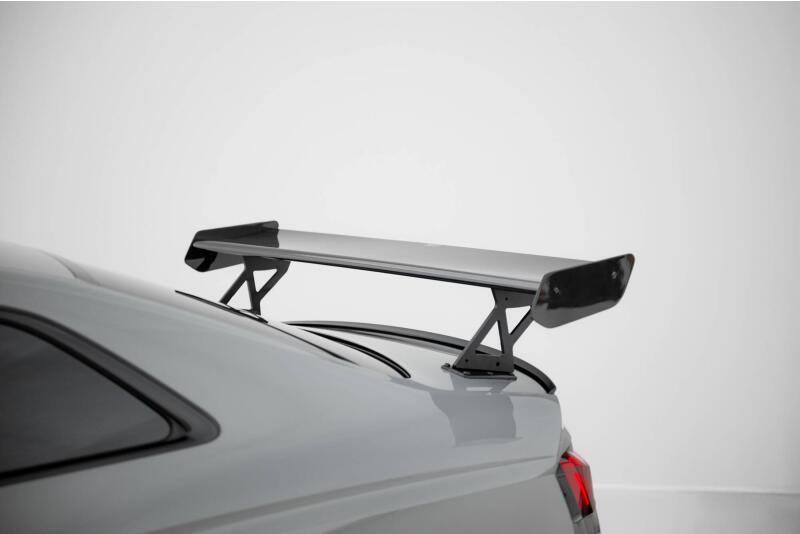 Maxton Design Carbon Heckflügel Heckspoiler mit Standfuß außen V.1 für Audi A5 / A5 S-Line / S5 / RS5 Coupe F5 / F5 Facelift