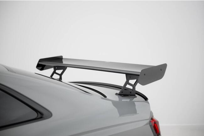 Maxton Design Carbon Heckflügel Heckspoiler mit Standfuß außen V.2 für Audi A5 / A5 S-Line / S5 / RS5 Coupe F5 / F5 Facelift