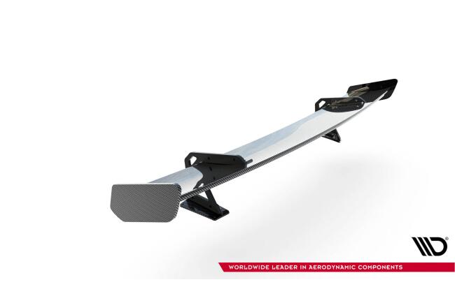 Maxton Design Carbon Heckflügel Heckspoiler mit Schwanenhals Halterungen für Audi A5 / A5 S-Line / S5 / RS5 Coupe F5 / F5 Facelift