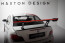 Maxton Design Carbon Heckflügel Heckspoiler mit Standfuß innen V.1 und LED für BMW 1er M E82
