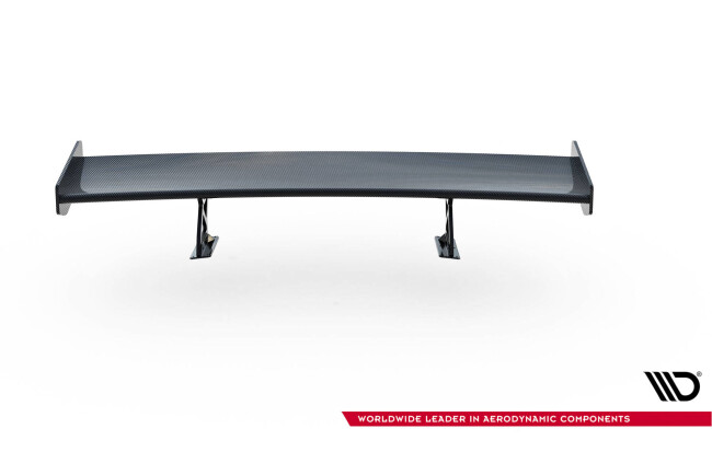 Maxton Design Carbon Heckflügel Heckspoiler mit Standfuß innen V.2 und LED für BMW 1er M E82