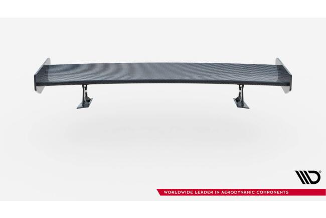 Maxton Design Carbon Heckflügel Heckspoiler mit Standfuß außen für BMW 3er Coupe E46