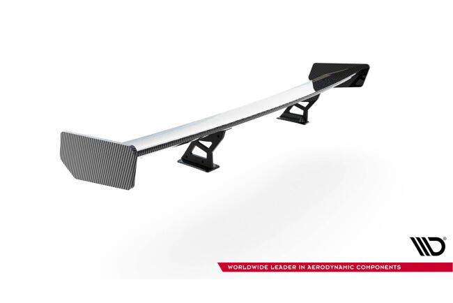 Maxton Design Carbon Heckflügel Heckspoiler mit Standfuß innen für BMW 3er Coupe E46