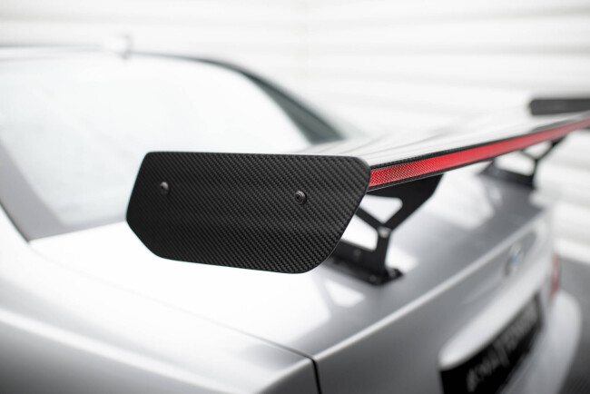 Maxton Design Carbon Heckflügel Heckspoiler mit Standfuß innen und LED für BMW 3er Coupe E46