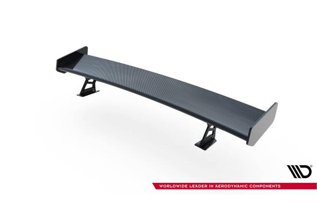 Maxton Design Carbon Heckflügel Heckspoiler mit Standfuß außen und LED für BMW 3er / M3 Coupe E92