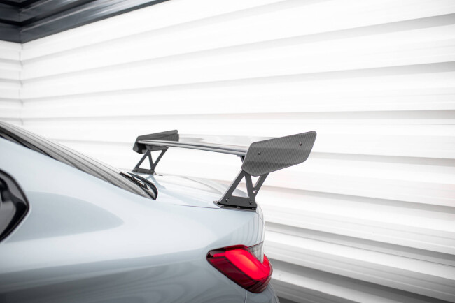 Maxton Design Carbon Heckflügel Heckspoiler mit Standfuß außen und LED für BMW M3 G80 / M340i G20 / 3 M-Paket G20 / 3 Standard G20