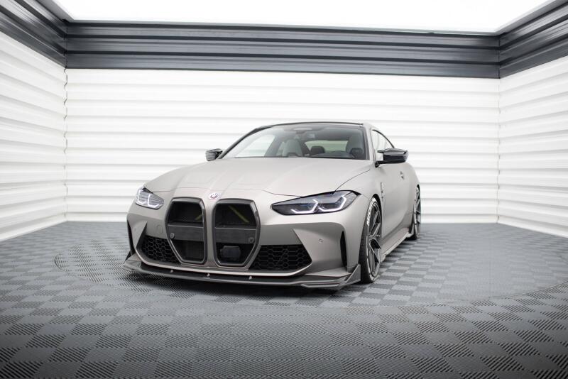 Maxton Design Carbon Front Stoßstangen Flaps für BMW M4 G82 / G82 Facelift