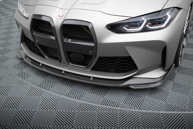 Maxton Design Carbon Front Stoßstangen Flaps für BMW M4 G82 / G82 Facelift
