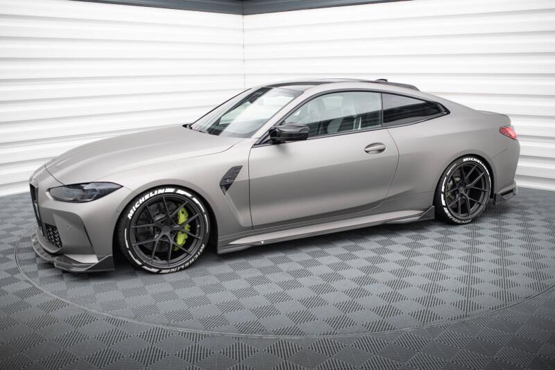 Maxton Design Carbon Seitenschweller Flaps für BMW M4 G82 / G82 Facelift