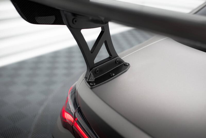 Maxton Design Carbon Heckflügel Heckspoiler mit Standfuß außen für BMW M4 G82 / G82 Facelift / M440i / 4 M-Paket G22 / G22 Facelift