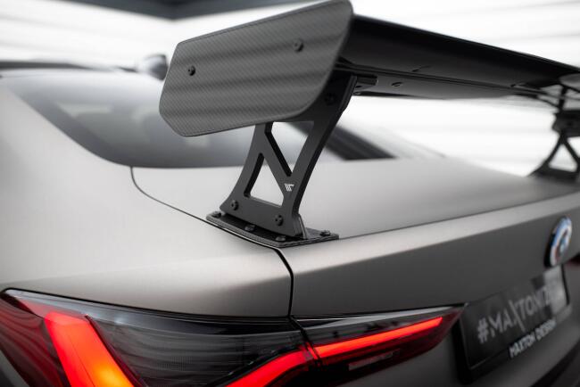 Maxton Design Carbon Heckflügel Heckspoiler mit Standfuß außen für BMW M4 G82 / G82 Facelift / M440i / 4 M-Paket G22 / G22 Facelift