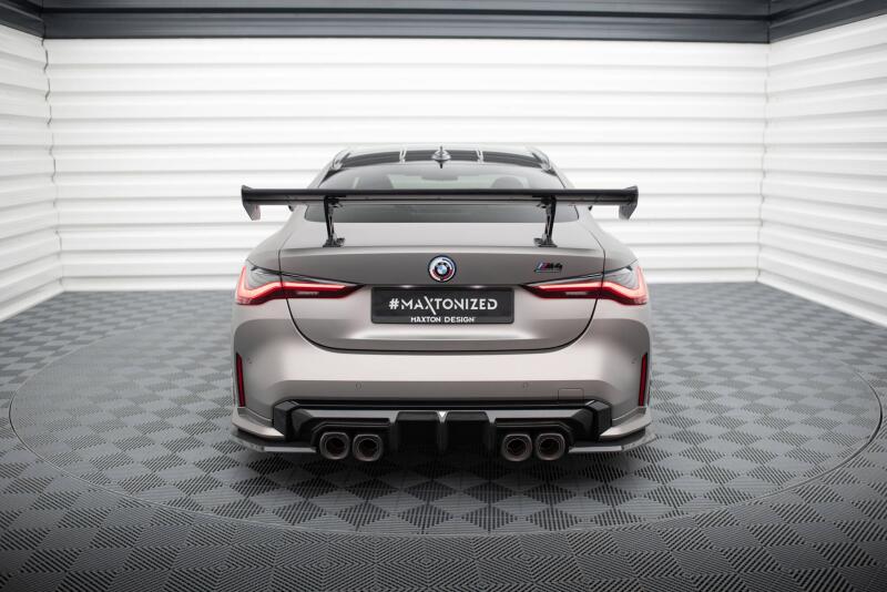 Maxton Design Carbon Heckflügel Heckspoiler mit Standfuß innen für BMW M4 G82 / G82 Facelift / M440i / 4 M-Paket G22 / G22 Facelift