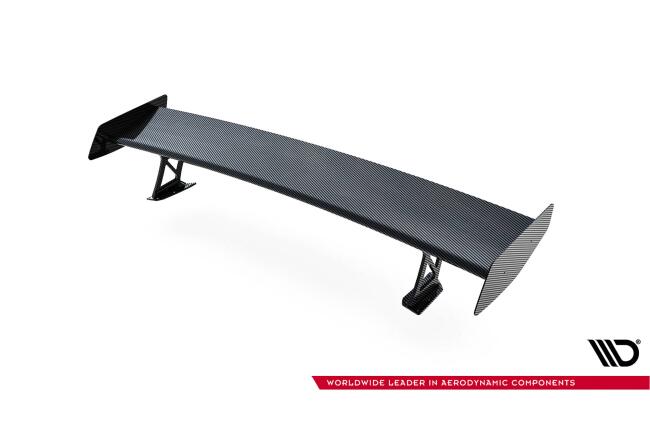 Maxton Design Carbon Heckflügel Heckspoiler mit Standfuß außen für BMW M2 F87 / 2 / 2 M-Paket F22