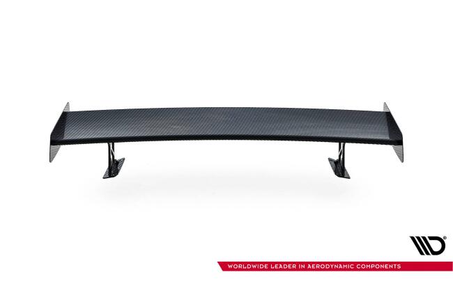 Maxton Design Carbon Heckflügel Heckspoiler mit Standfuß außen für BMW M2 F87 / 2 / 2 M-Paket F22