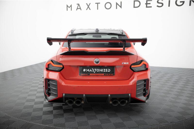 Maxton Design Carbon Heckflügel Heckspoiler mit Standfuß innen für BMW M2 G87