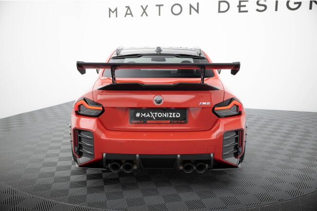 Maxton Design Carbon Heckflügel Heckspoiler mit Standfuß innen für BMW M2 G87