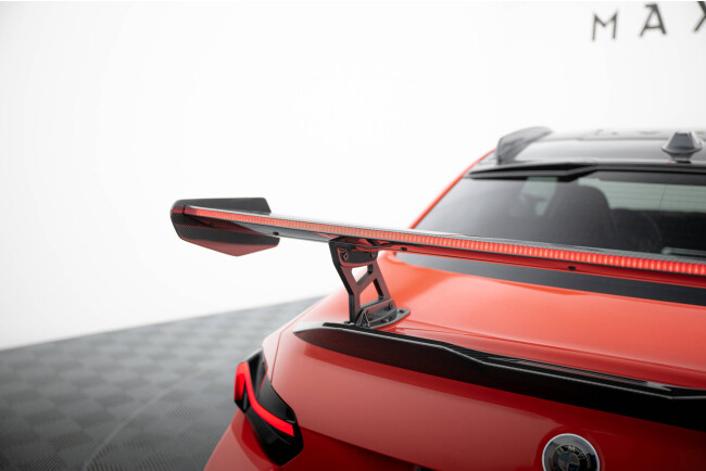 Maxton Design Carbon Heckflügel Heckspoiler mit Standfuß innen und LED für BMW M2 G87