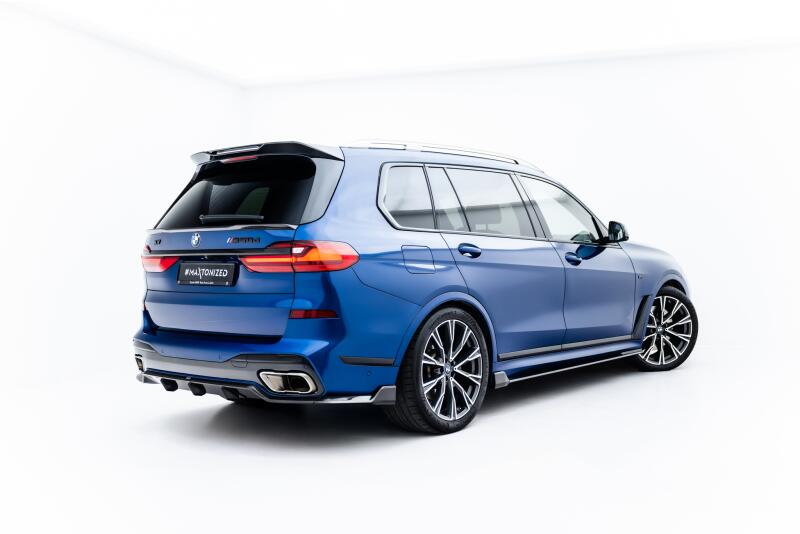 Maxton Design Carbon Heckdiffusor für BMW X7 M-Paket G07 / G07 Facelift (version mit towbar)