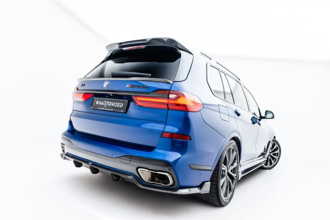 Maxton Design Carbon Heckdiffusor für BMW X7 M-Paket G07 / G07 Facelift (version mit towbar)