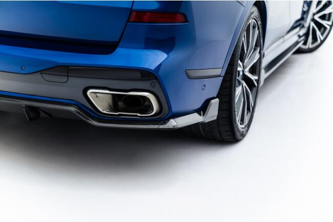 Maxton Design Carbon Heckdiffusor für BMW X7 M-Paket G07 / G07 Facelift (version mit towbar)