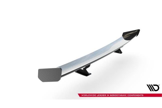 Maxton Design Carbon Heckflügel Heckspoiler mit Standfuß innen für Chevrolet Camaro SS Mk6 Facelift