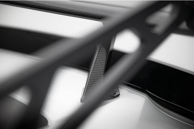 Maxton Design Carbon Heckflügel Heckspoiler mit Schwanenhals Halterungen für Chevrolet Corvette Stingray / Grand Sport C7