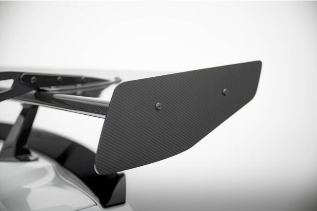 Maxton Design Carbon Heckflügel Heckspoiler mit Schwanenhals Halterungen für Chevrolet Corvette Stingray / Grand Sport C7