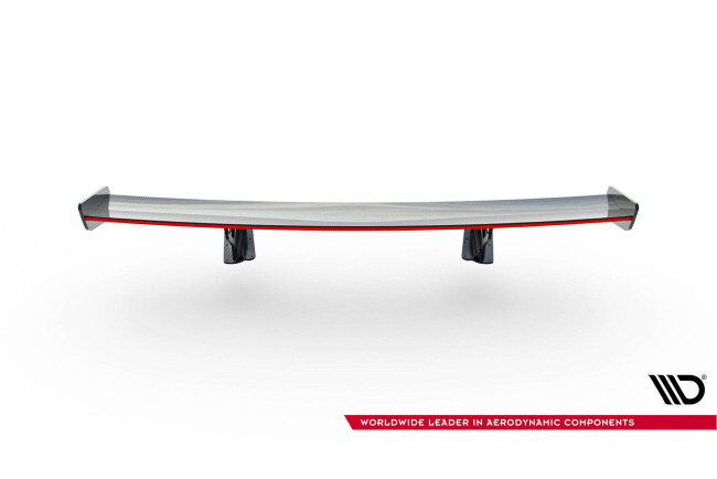 Maxton Design Carbon Heckflügel Heckspoiler mit Standfuß innen und LED für Chevrolet Corvette Stingray / Grand Sport C7