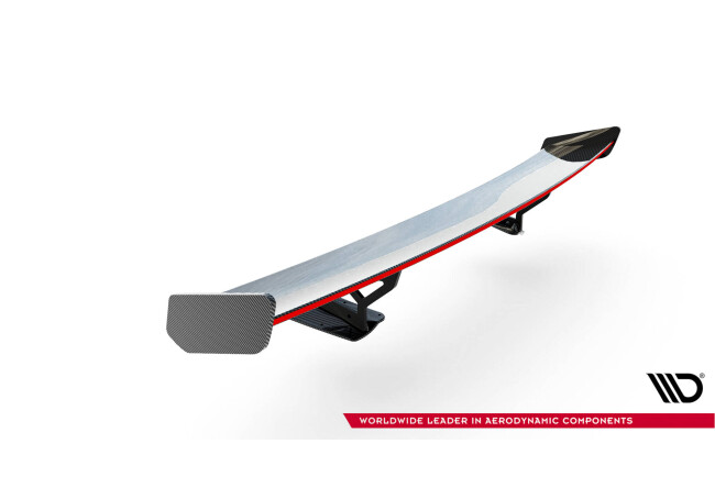 Maxton Design Carbon Heckflügel Heckspoiler mit Standfuß innen und LED für Chevrolet Corvette Stingray / Grand Sport C7