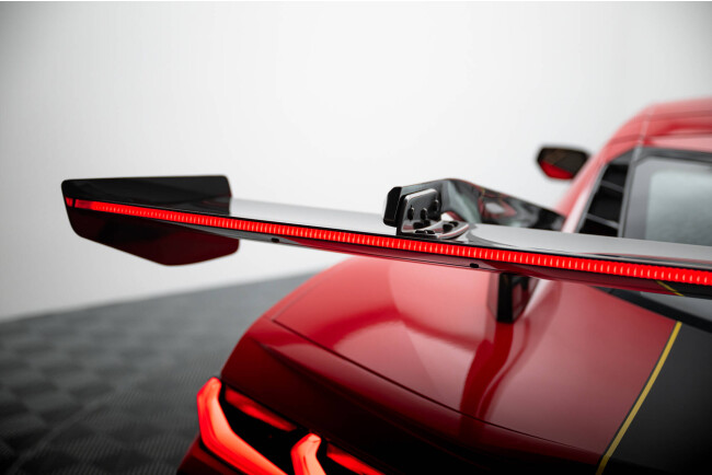 Maxton Design Carbon Heckflügel Heckspoiler V.1 mit LED für Chevrolet Corvette C8