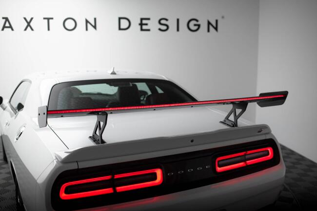 Maxton Design Carbon Heckflügel Heckspoiler V.1 mit LED für Dodge Challenger Mk3