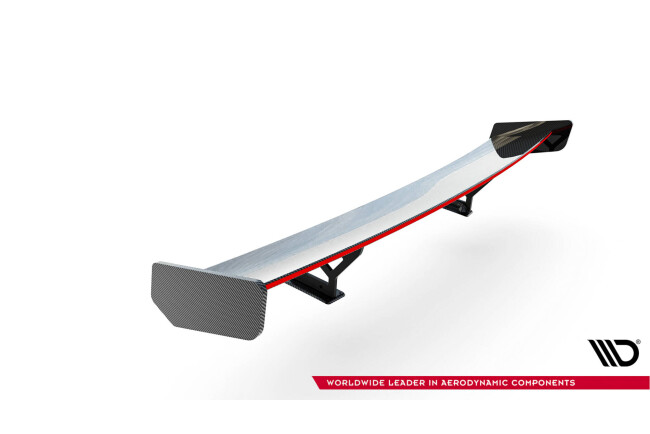 Maxton Design Carbon Heckflügel Heckspoiler mit Standfuß innen und LED für Honda Civic SI Mk10