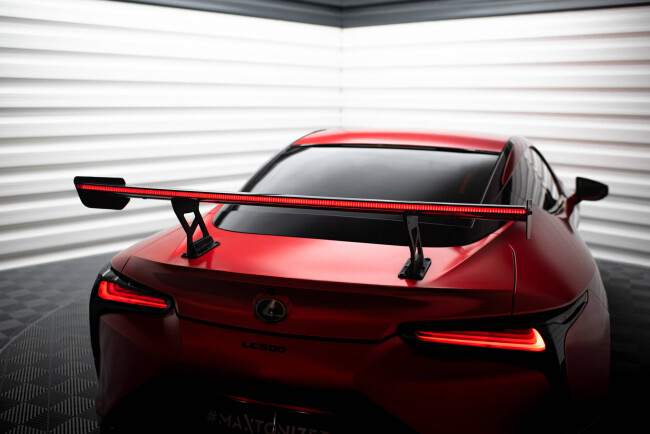 Maxton Design Carbon Heckflügel Heckspoiler mit LED für Lexus LC