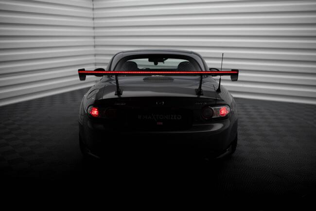 Maxton Design Carbon Heckflügel Heckspoiler mit LED für Mazda MX5 Hardtop NC (MK3)