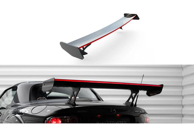 Maxton Design Carbon Heckflügel Heckspoiler mit LED...