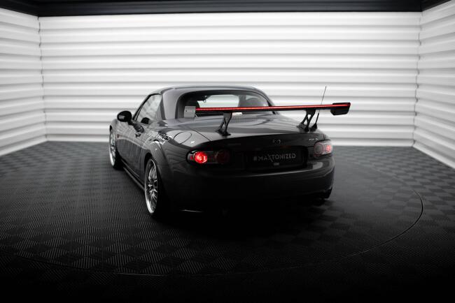 Maxton Design Carbon Heckflügel Heckspoiler mit LED für Mazda MX5 Hardtop NC (MK3)