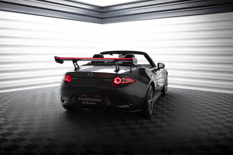 Maxton Design Carbon Heckflügel Heckspoiler mit Standfuß innen und LED für Mazda MX-5 ND (Mk4)