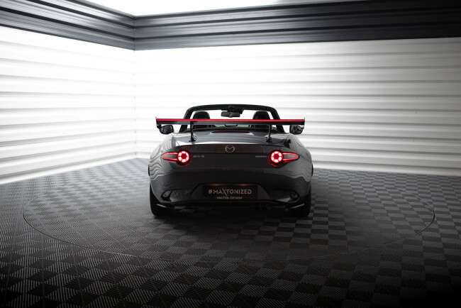 Maxton Design Carbon Heckflügel Heckspoiler mit Standfuß innen und LED für Mazda MX-5 ND (Mk4)