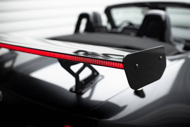 Maxton Design Carbon Heckflügel Heckspoiler mit Standfuß innen und LED für Mazda MX-5 ND (Mk4)