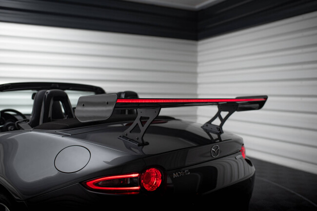 Maxton Design Carbon Heckflügel Heckspoiler JDM Style mit LED für Mazda MX-5 ND (Mk4)