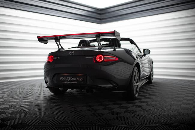 Maxton Design Carbon Heckflügel Heckspoiler JDM Style mit LED für Mazda MX-5 ND (Mk4)
