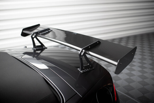 Maxton Design Carbon Heckflügel Heckspoiler mit Schwanenhals Halterungen und LED für Mazda MX-5 ND (Mk4)