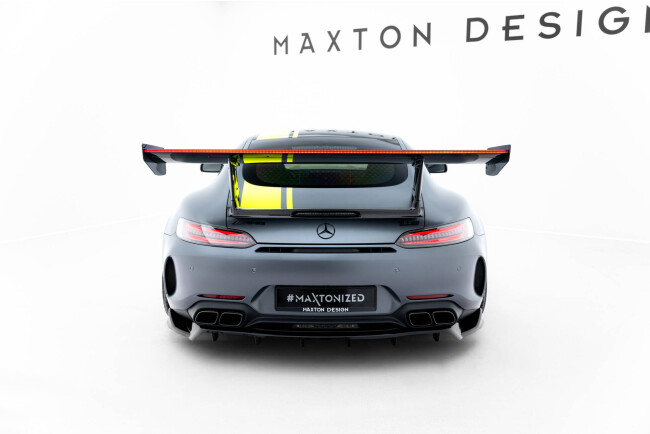 Maxton Design Carbon Heckflügel Heckspoiler mit LED für Mercedes-AMG GTR C190 Facelift