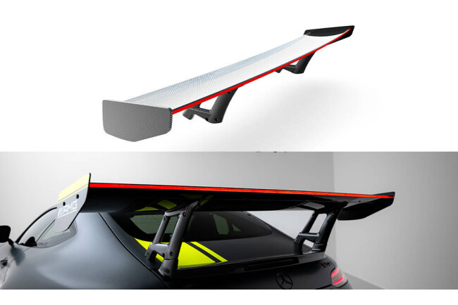 Maxton Design Carbon Heckflügel Heckspoiler mit LED...