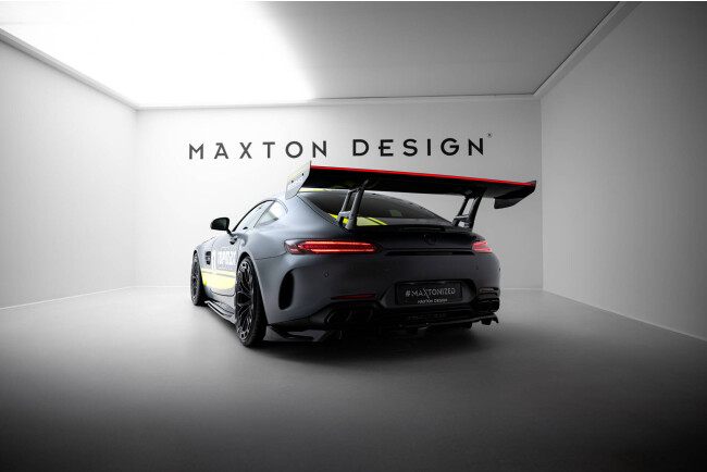 Maxton Design Carbon Heckflügel Heckspoiler mit LED für Mercedes-AMG GTR C190 Facelift