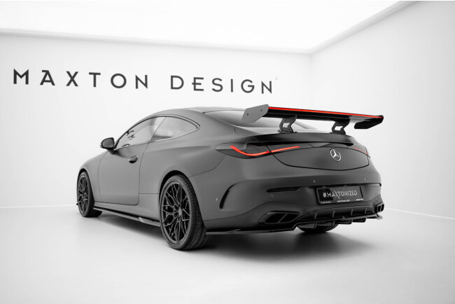 Maxton Design Carbon Heckflügel Heckspoiler V.1 mit LED für Mercedes-AMG CLE 53 C236