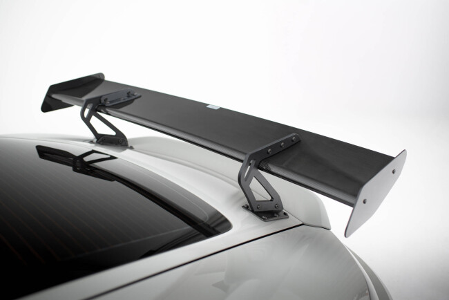 Maxton Design Carbon Heckflügel Heckspoiler mit Schwanenhals Halterungen V.1 für Porsche 718 Cayman 982c