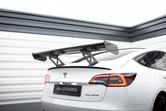 Maxton Design Carbon Heckflügel Heckspoiler V.2 für Tesla Model 3