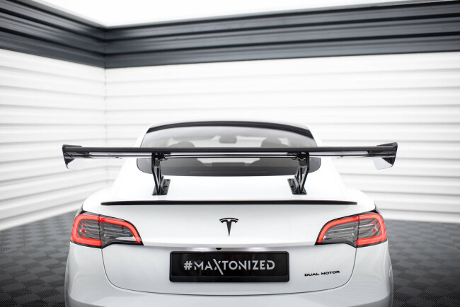 Maxton Design Carbon Heckflügel Heckspoiler V.2 für Tesla Model 3