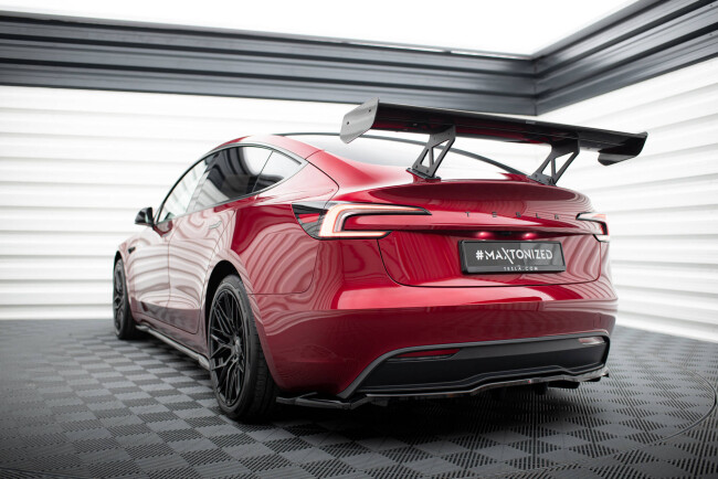 Maxton Design Carbon Heckflügel Heckspoiler V.2 für Tesla Model 3